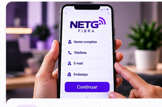 Cliente realizando cadastro pelo celular