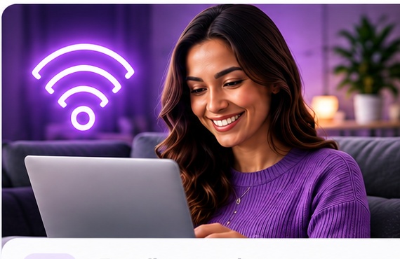 Cliente escolhendo seu plano de internet